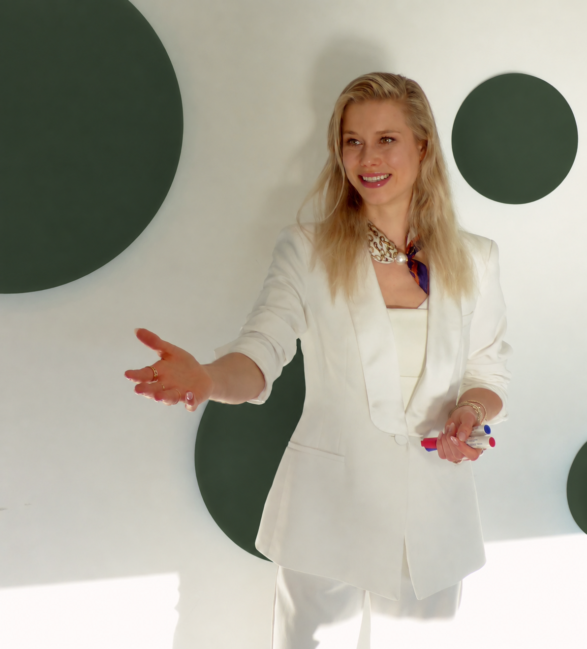 Dr. Nicola Heurich seated in her consulting room